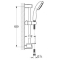 Душевой комплект Grohe Eurostyle 124416