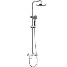 Душевая стойка Bochenberg Blatt GB7001 хром/белый