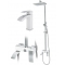 Душевой комплект Hansberge CUBITO H5077W