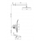 Душевой комплект Hansberge CUBITO H6077WW