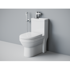 Унитаз-моноблок Laguraty 8074AC + A с раковиной и гигиеническим душем