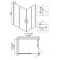 Душевой уголок Niagara Nova NG-6810-08 BLACK 120x80