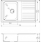 Мойка кухонная Omoikiri Sagami 79-IN универсальная, нержавеющая сталь