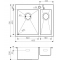 Мойка кухонная Omoikiri Akisame 60-2-IN-L нержавеющая сталь