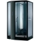 Душевая кабина Orans SR-89105LS черная, с баней