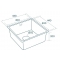 Мойка кухонная Paulmark Lassan PM304444-BS