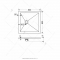 Поддон для душа RGW Stone Tray ST-W 80x80 белый