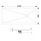 Поддон для душа RGW Stone Tray ST-0147G 70x140 с сифоном