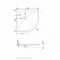 Поддон для душа RGW Stone Tray ST/R-G 90x90 графит