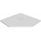 Поддон для душа RGW Stone Tray ST/T-0100W 100x100x2,5 с сифоном