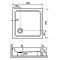 Поддон для душа RGW Style KV 90x90x22