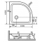Поддон для душа RGW Style PL 100x100x22