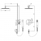 Душевой комплект RGW Shower Panels SP-52 С ВНУТРЕННЕЙ ЧАСТЬЮ, черный