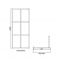 Душевая перегородка RGW Walk In WA-11-B 90x200