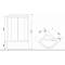 Душевая кабина Royal Bath RB 100BK6-BT-CH
