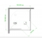 Душевой уголок Royal Bath RB HPD-T-CH 80x80x185 см