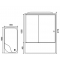 Душевая кабина Royal Bath RB 8100BP3-WC-CH L