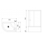 Душевой уголок Royal Bath RB 8120BK-С-CH R