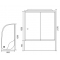 Душевая кабина Royal Bath RB 8120BK2-T-CH R