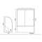 Душевая кабина Royal Bath RB 8120BK2-T L