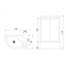 Душевая кабина Royal Bath RB 8120BK5-BT-CH-R