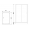 Душевой уголок Royal Bath RB HPS-T-CH 120x90x185 см