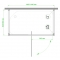 Душевой уголок Royal Bath RB HV-C-CH-P 140x80x185 см