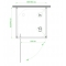 Душевой уголок Royal Bath RB HV-C-CH-P 90x90x185 см