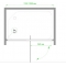 Душевая дверь в нишу Royal Bath RB HV-C-CH 120x185 см