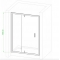 Душевая дверь в нишу Royal Bath RB HV-C-CH 120x185 см