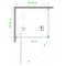 Душевой уголок Royal Bath RB HV-C-CH 90x80x185 см