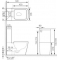 Унитаз-компакт SantiLine SL-5017SM-BD с функцией биде и смесителем