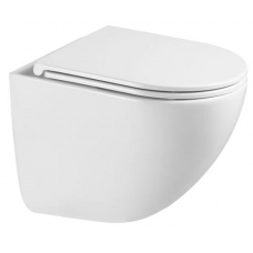 Унитаз подвесной SantiLine SL-5025Z безободковый торнадо