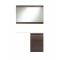 Тумба с раковиной Style Line Даллас 120 R Люкс Plus напольная, венге