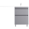 Тумба с раковиной Style Line Даллас 120 R Люкс Plus напольная, серая