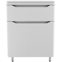 Тумба с раковиной Style Line Марелла 60 напольная, белая матовая