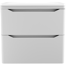 Тумба с раковиной Style Line Марелла 60 подвесная, белая матовая