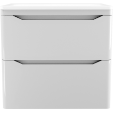 Тумба с раковиной Style Line Марелла 60 подвесная, белый глянец