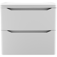 Тумба с раковиной Style Line Марелла 70 подвесная, белая матовая