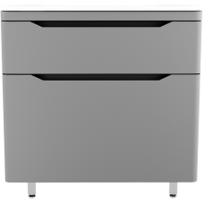 Тумба с раковиной Style Line Марелла 80 напольная, серая