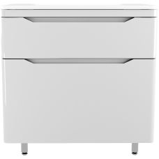 Тумба с раковиной Style Line Марелла 80 напольная, белый глянец