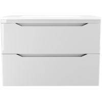 Тумба с раковиной Style Line Марелла 80 подвесная, белая матовая Тумба с раковиной Style Line Марелла 80 подвесная, белая матовая