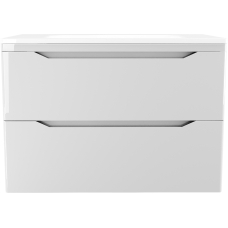 Тумба с раковиной Style Line Марелла 80 подвесная, белая матовая
