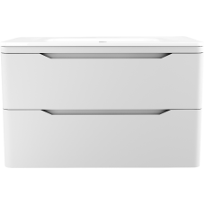 Тумба с раковиной Style Line Марелла 90 подвесная, белая матовая