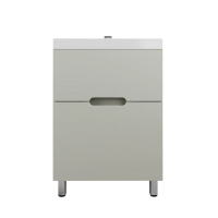 Тумба с раковиной Style Line Матис 60 напольная, олива