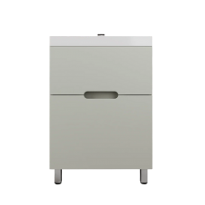 Тумба с раковиной Style Line Матис 60 напольная, олива