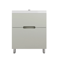 Тумба с раковиной Style Line Матис 70 напольная, олива