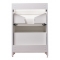 Тумба с раковиной Style Line Даймонд 120 R Люкс Plus напольная, белая
