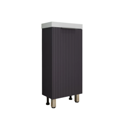 Тумба с раковиной Style Line Соло 40 графит нубук