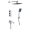 Душевой комплект Timo Tetra-thermo SX-0199/00 chrome С ВНУТРЕННЕЙ ЧАСТЬЮ